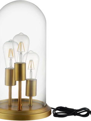 Alexis Cloche Table Lamp Brass Gold