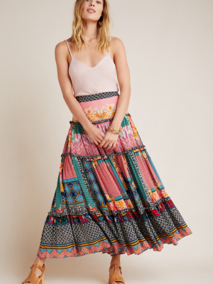 Celina Tiered Maxi Skirt