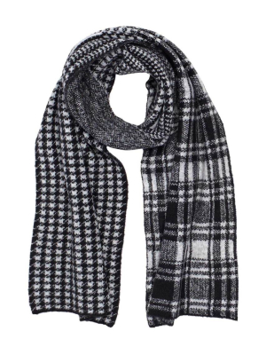 Mixed Plaid Scarf