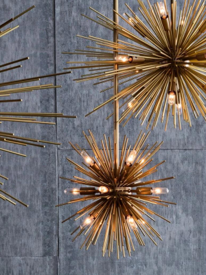 Zanadoo Chandelier Brass