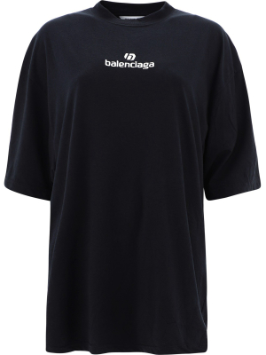 Balenciaga Sponsor Logo Oversized T-shirt