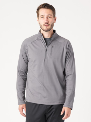 Avalon 1/4 Zip: Smoke Grey