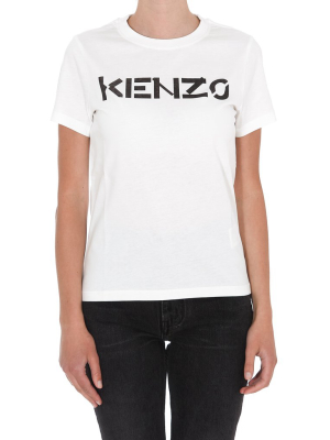 Kenzo Logo Print Crewneck T-shirt