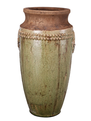 Ever Bronzed Decorative Vase (15") - Ab Home Inc.