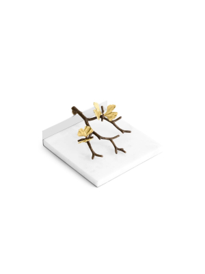 Butterfly Ginkgo Dinner Napkin Holder