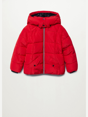 Hood Quilted Coat