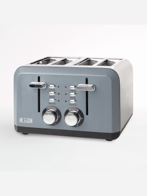 Haden Slate Grey Perth 4-slice Toaster