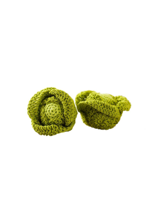 Crocheted Brussels Sprout Set