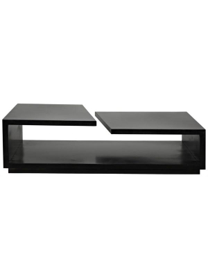 Shift Coffee Table In Black Metal