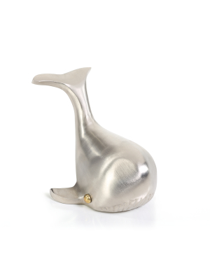 Orca Whale Pewter Bottle Opener