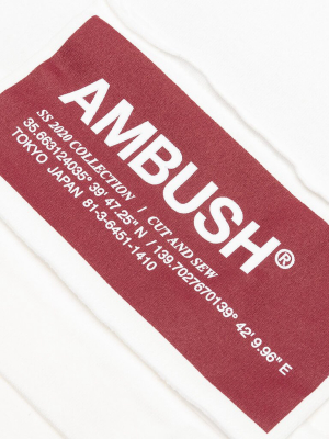 Ambush Waist Pocket Tee - White