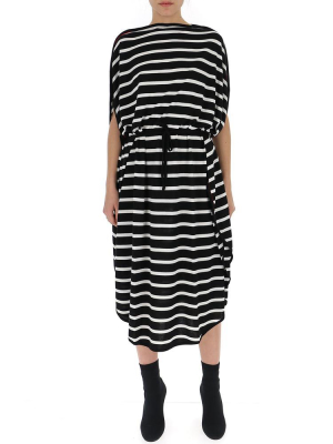 Mm6 Maison Margiela Striped Oversized Dress