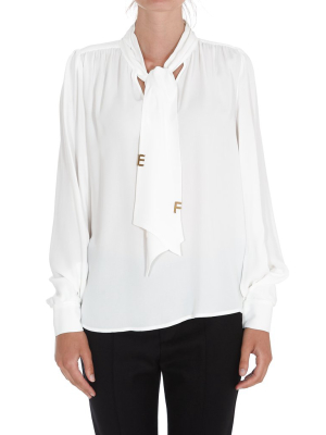 Elisabetta Franchi Pussybow Shirt