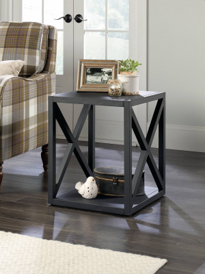 New Grange Side Table - Matte Black - Sauder