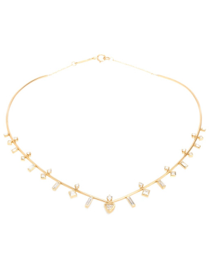 14k Paris Diamond Collar Necklace