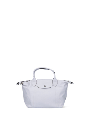 Longchamp Le Pliage Cuir Top Handle Bag