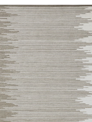 Perennials® Ikat Stripe Indoor/outdoor Rug, Flax