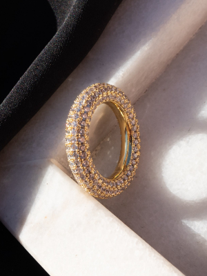 Pave Amalfi Ring- Gold