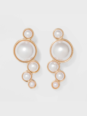 Sugarfix By Baublebar Pearl Ear Crawlers - Pearl