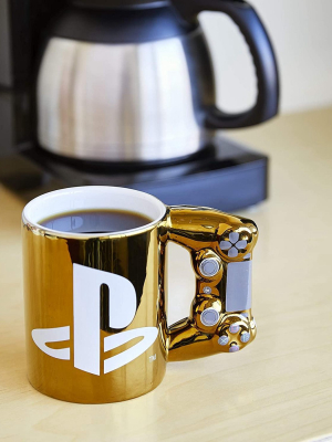 Playstation Gold Controller 11oz Ceramic Coffee Mug