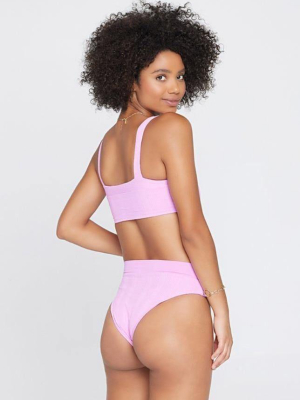 L*space <br> Court Pointelle Rib Bitsy Bottom <br><small><i> (more Colors Available) </small></i>