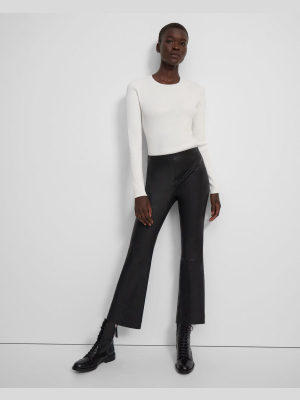 Pull-on Kick Pant In Leather