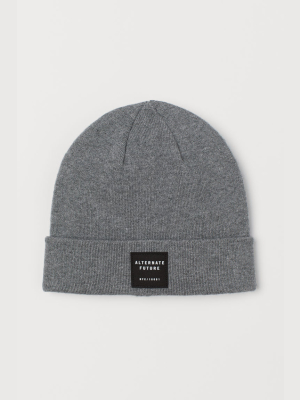 Fine-knit Hat