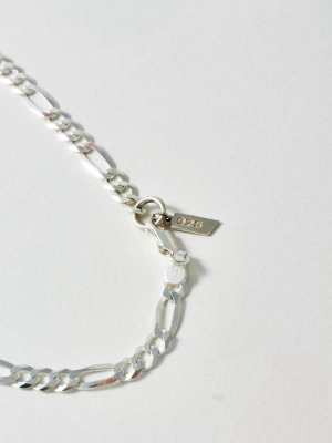Sterling Silver Xl Figaro Chain