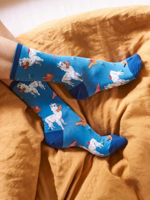 Alpaca Lunch - Women's Novelty Socks