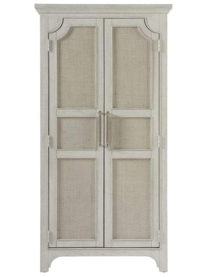 Alchemy Living Malibu Narrow Utility Cabinet - Ivory