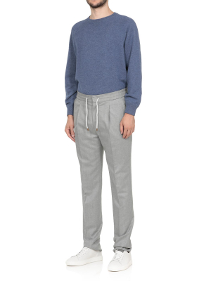 Brunello Cucinelli Drawstring Tailored Trousers