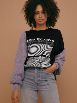 Reflection T-shirt In Black