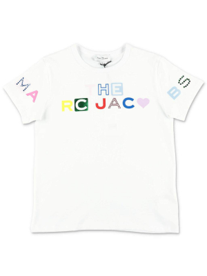 The Marc Jacobs Kids Embellished Logo Print T-shirt