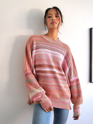 Easy Street Space Dye Pullover