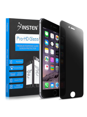 Insten Privacy Tempered Glass Screen Protector Compatible With Apple Iphone 6 Plus/6s Plus