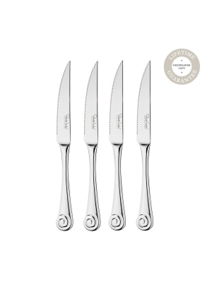 Ammonite Bright Steak Knife, Set Of 4