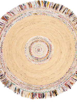 Cape Cod Ivory/light Beige Round Rug