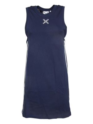 Kenzo Little X Logo Print Sleeveless Mini Dress