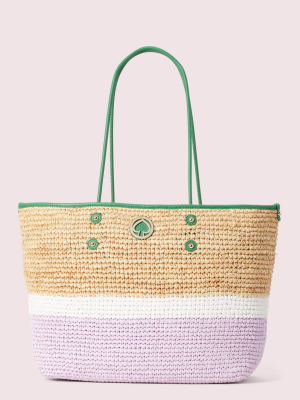 Straw Large Tote