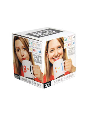 Paladone Products Ltd. Emoticon Coffee Mug & Stickers