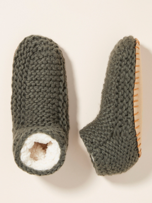 Knit Sock Slippers