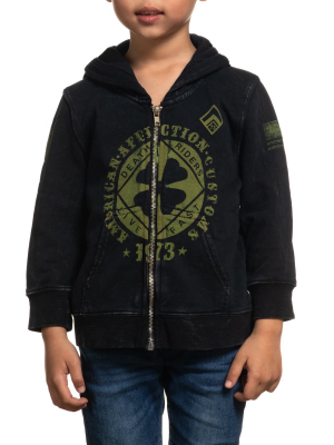 Lucky Shot Zip Hood-toddler