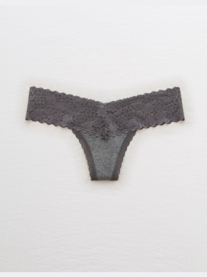 Aerie Cotton Thong Underwear