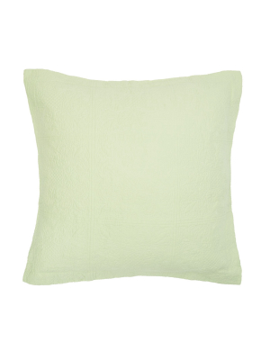 C&f Home 26" X 26" Apple Green Euro Sham