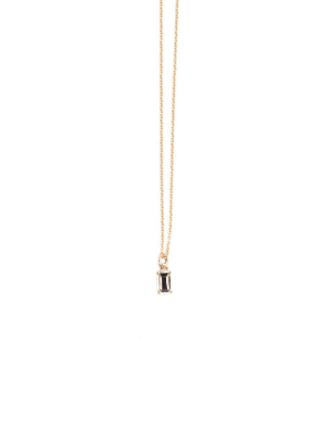 Velvet Underground Necklace: Black Onyx - Gold Plated