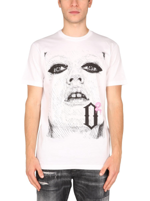 Dsquared2 Graphic Print Crewneck T-shirt