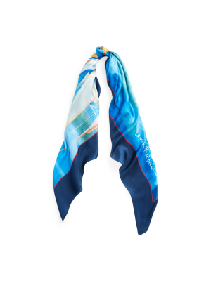 Erika Silk Twill Scarf