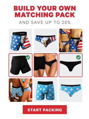 Build A Couples Underwear Pack