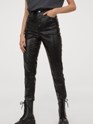 Faux Leather Pants