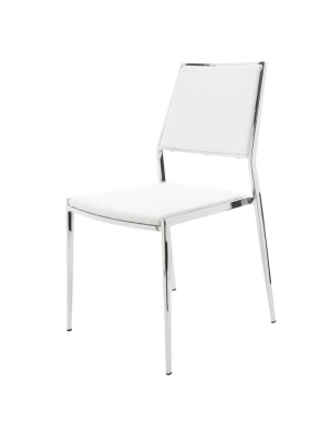 Nuevo Aaron Dining Chair - White